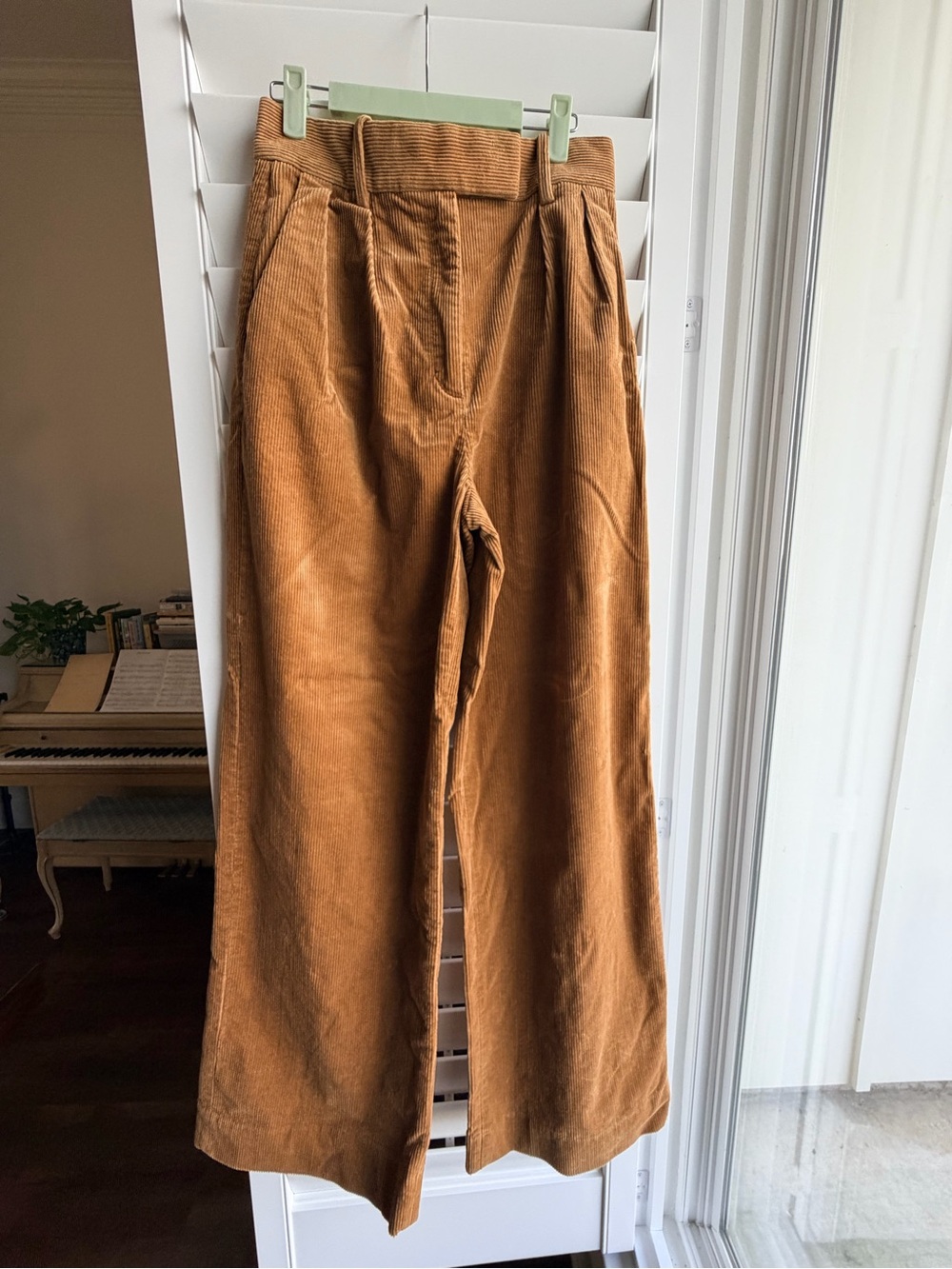 Banana Republic Rivoli Wide-Leg Corduroy Trousers - Picture 2 of 4